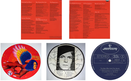 David Bowie The Man Who Sold The World - Round Cover German vinyl